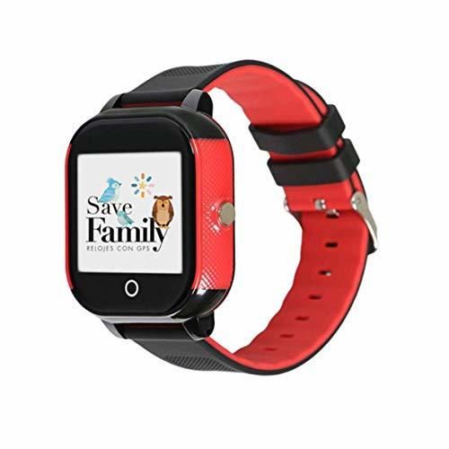 Reloj con GPS para niños Save Family Modelo Junior Acuático Negro. Smartwatch