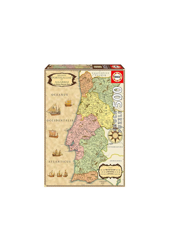 Product Puzzle Mapa Histórico de Portugal 500 peças 