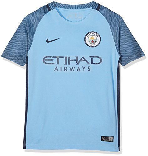 Nike Manchester City Yth Ss Hm Stadium Jsy, Camiseta de manga corta