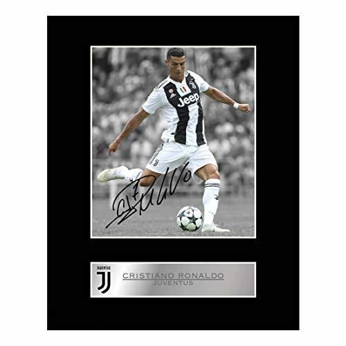 Foto enmarcada firmada por Cristiano Ronaldo Juventus FC