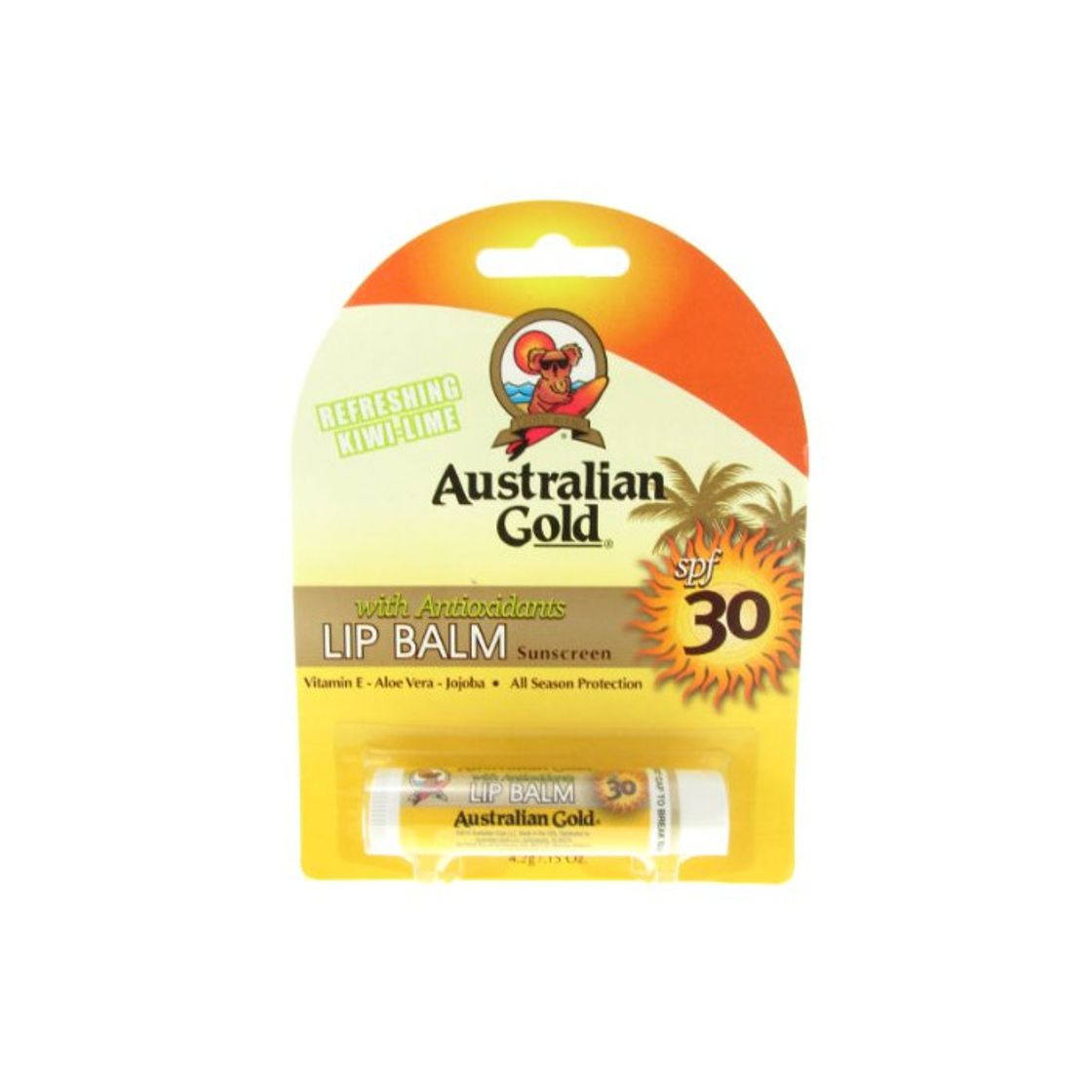 Belleza Australian Gold Lip Balm Spf30 4