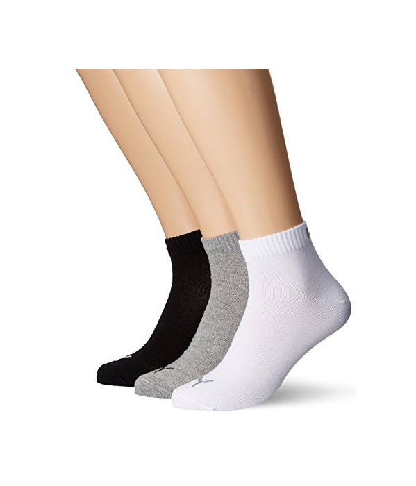 Social Puma Quarter Plain, Calcetín Unisex Adulto, Multicolor