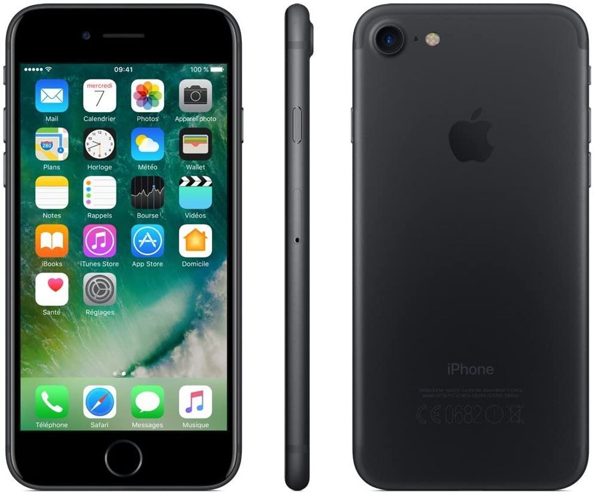 Electrónica Apple iPhone 7 Smartphone Libre Negro 128GB