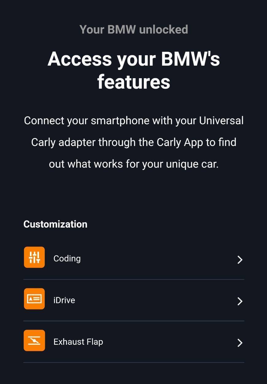 App Registo e download do carly - adaptador obd