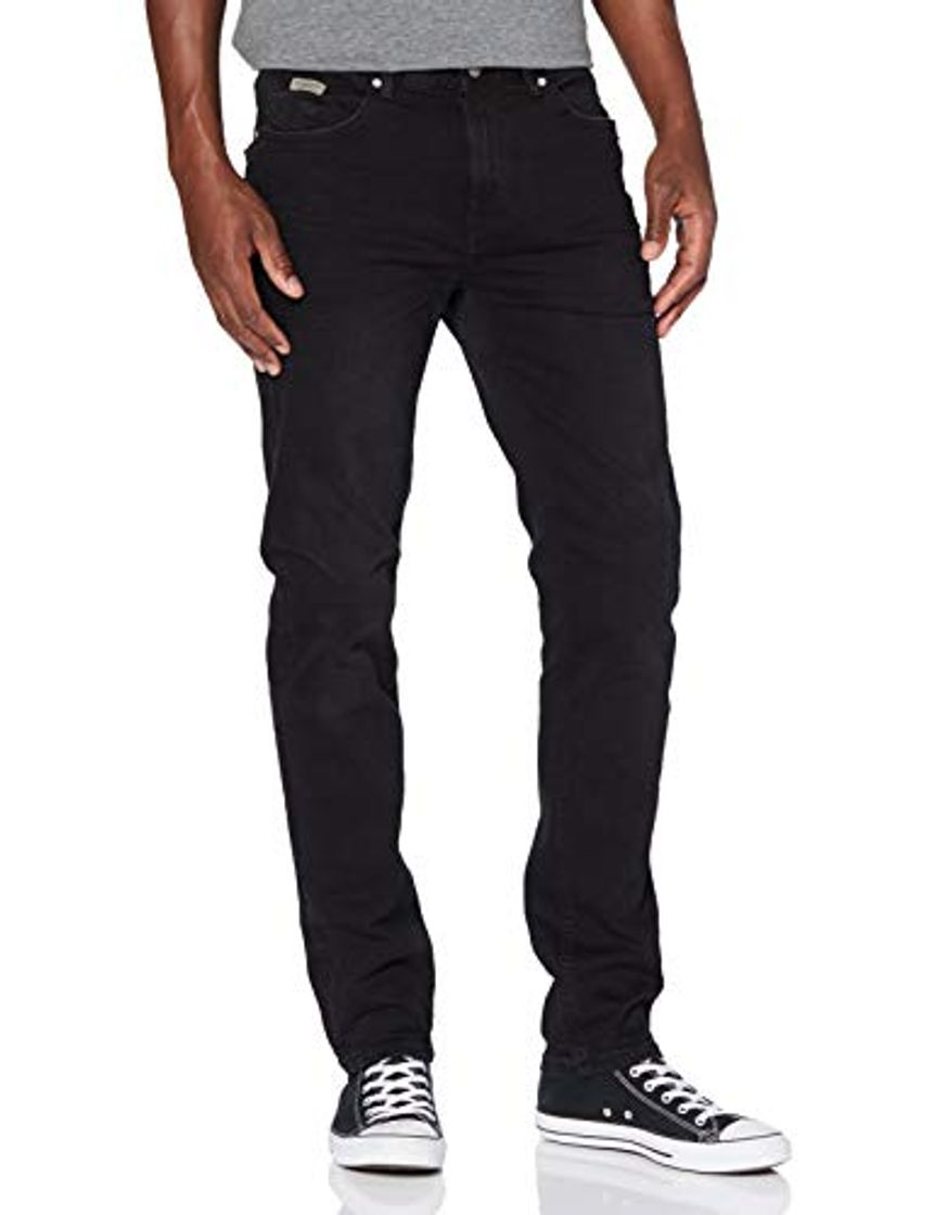 Moda Springfield Jeans Slim Negro-c/01 Pantalones, Negro