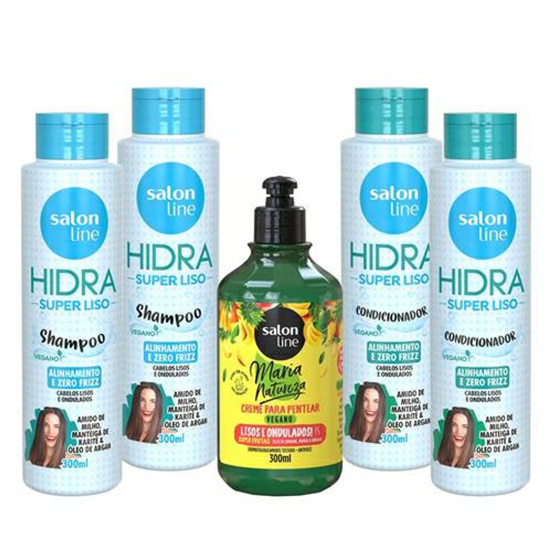 Moda Kit Lisos e Ondulados Hidra + Creme de Pentear Maria Natureza ...