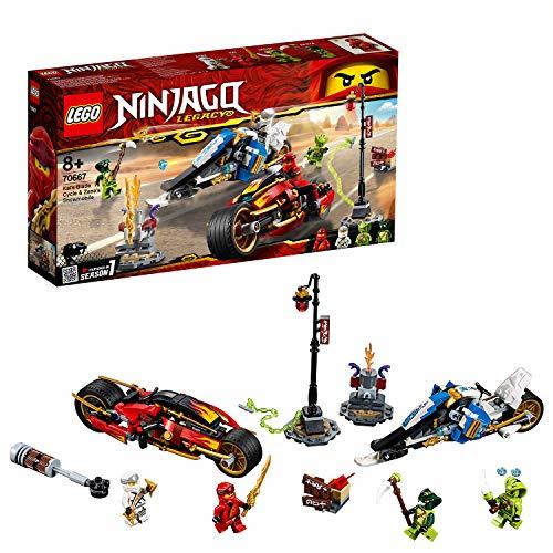 Product LEGO Ninjago - Moto Acuchilladora de Kai y Motonieve de Zane, juguete