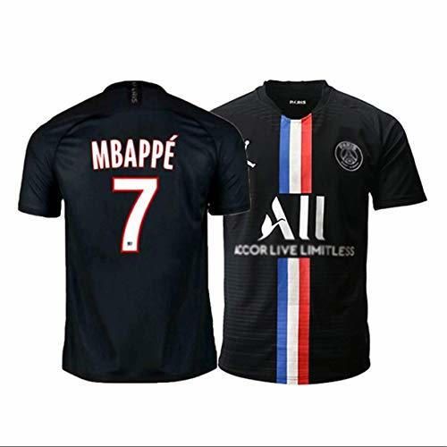 377LA Camiseta De Fútbol #7 Neymar Jr #10 Mbappé 2020 Niños Y