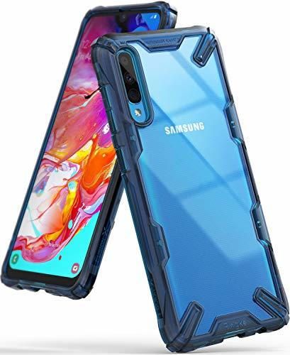 Ringke Fusion-X Diseñado para Funda Samsung Galaxy A70, Transparente al Dorso Funda