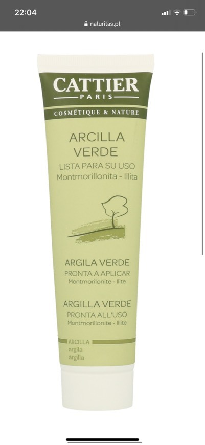 Product Máscara de argila