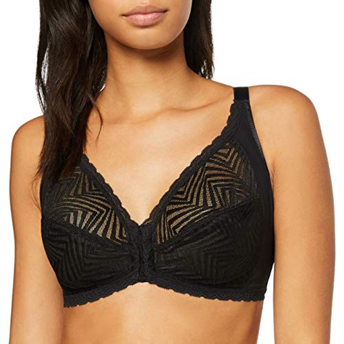 Producto Playtex Soutien-Gorge Emboitant Sans Armature Ideal Posture Sujetador sin Aros, Negro