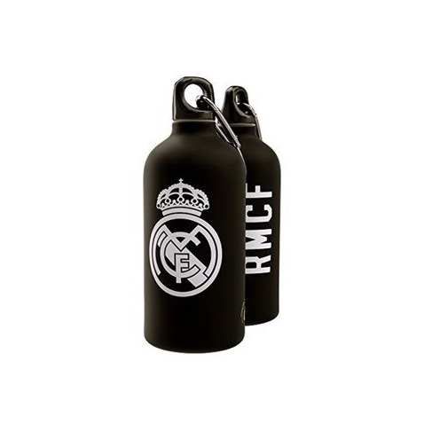 Game Botellin Real Madrid Negro Mate Escudo