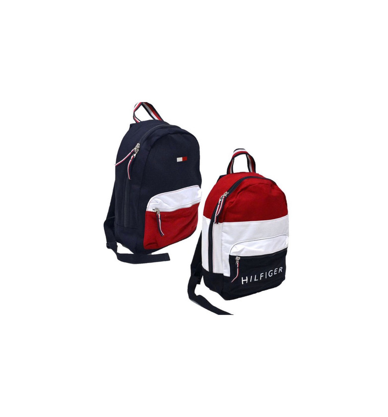 Social Tommy Hilfiger - Color Mix Drawstring Bag, Mochilas Hombre, Azul