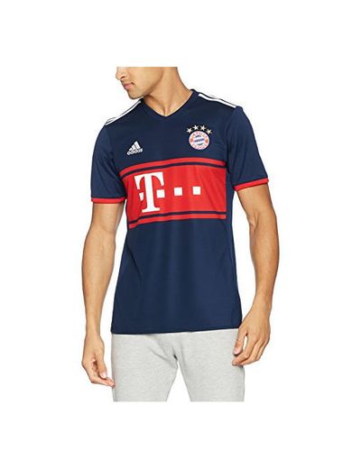 adidas FCB A JSY Camiseta 2ª Equipación Bayern Munich 2017-2018, Hombre, Azul