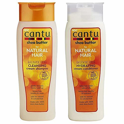 Social Cantu Shea Butter for Natural Hair Shampoo and Conditioner SULFATE FREE by