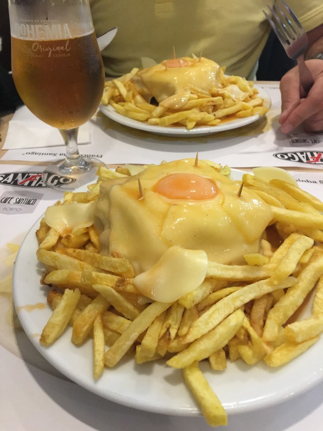 Restaurantes Café Santiago(francesinha)