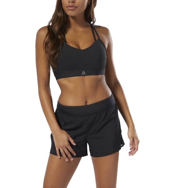 Fashion Reebok WOR Knit Woven Shorts - Black | Reebok MLT