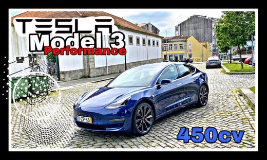 Tesla Model 3 Performance 450cv de pura adrenalina elétrica