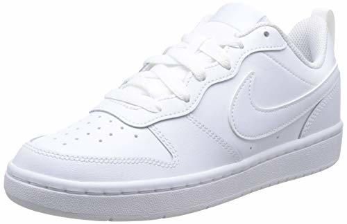 Nike Court Borough Low 2, Zapatillas de Baloncesto para Niños, Blanco