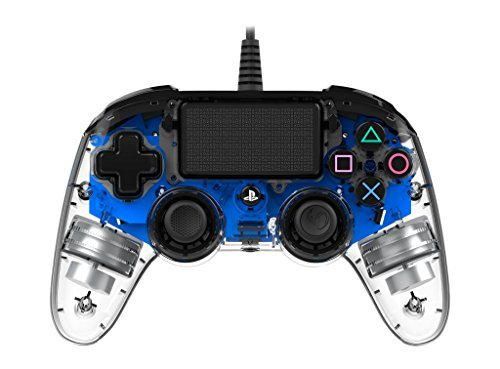 Nacon PS4OFCPADCLBLUE - Mando Compacto para PS4