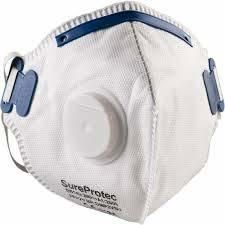 Respirador con válvula de FFP2 máscara facial con filtro