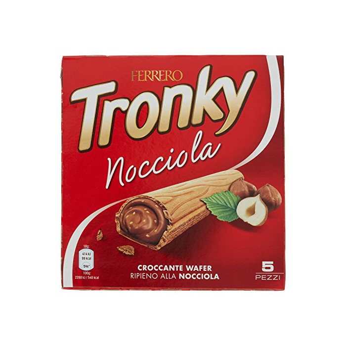 Producto Kinder ferrero - Tronky croccanti wafer alla nocciola - 90 gr