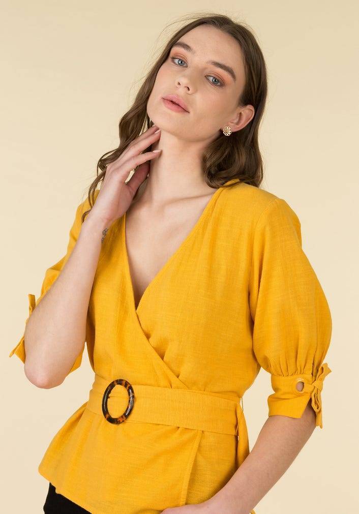 Blusa cruzada