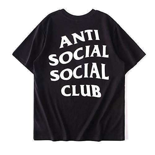 Fashion QYS Camiseta Social Anti Social del Club Kanye West ASSC