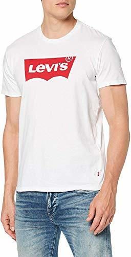 Levi's Graphic Set-In Neck, Camiseta para Hombre, Blanco