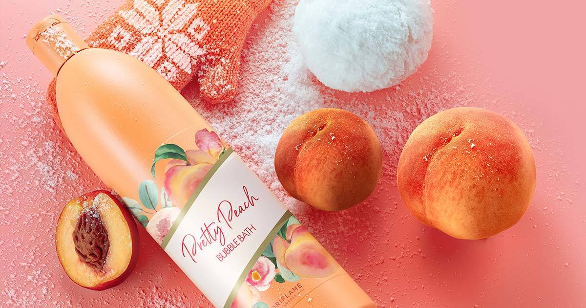 Products Espuma de banho pretty peach 