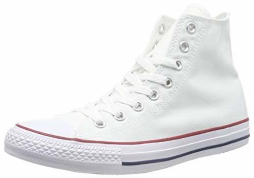 Converse Chuck Taylor All Star Hi, Zapatillas Altas Unisex adulto, Blanco