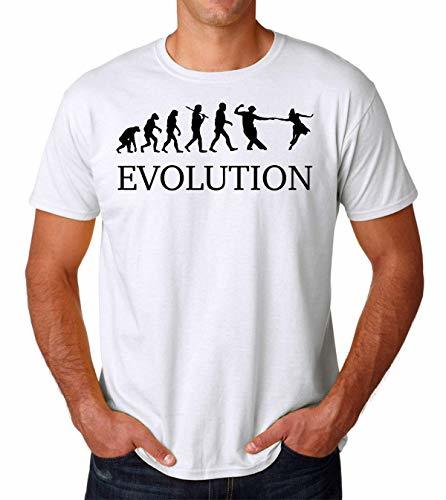 Places Salsa Dance Evolution Dancer Men's T-Shirt Hombre Camiseta Medium