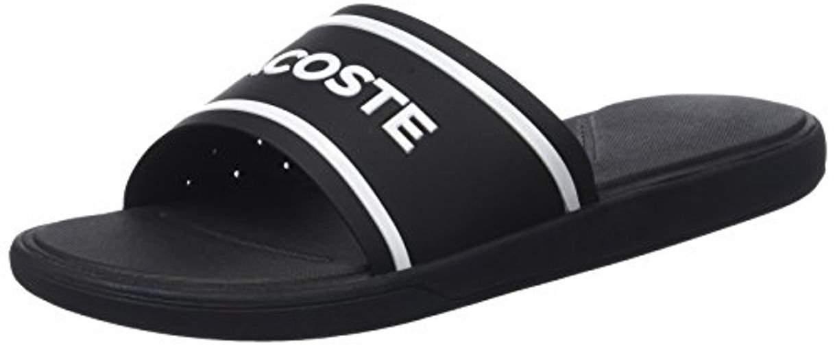 Productos Lacoste L.30 Slide 118 3 CAM, Chanclas para Hombre, Negro