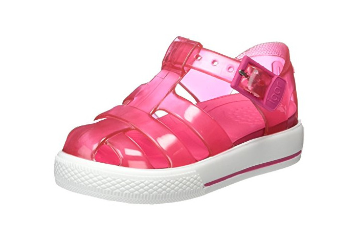 Moda Igor Tenis, Sandalia con Pulsera Unisex niño, Rosa