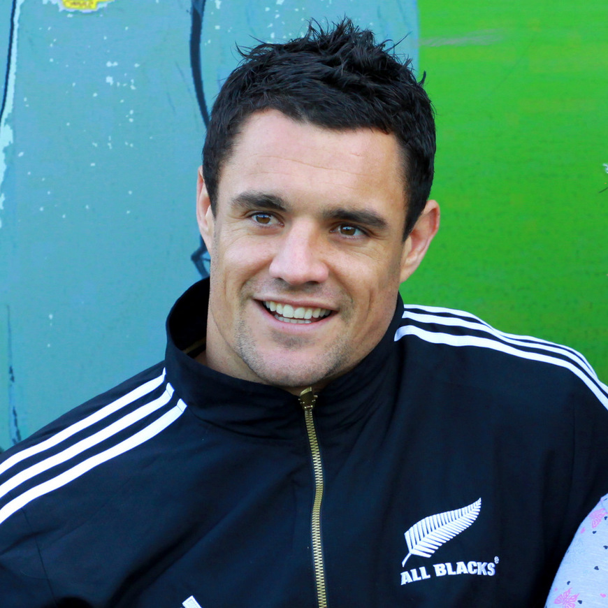 Fashion Seleção de rugby neozelandesa jogador Dan Carter 