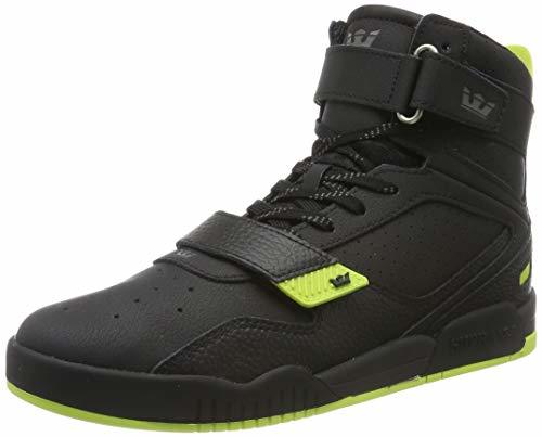 Moda Supra Breaker, Zapatillas de Skateboard Unisex Adulto, Negro