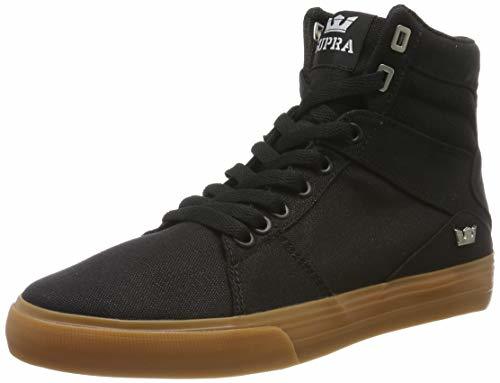 Moda Supra Aluminum, Zapatillas de Skateboard Unisex Adulto, Negro