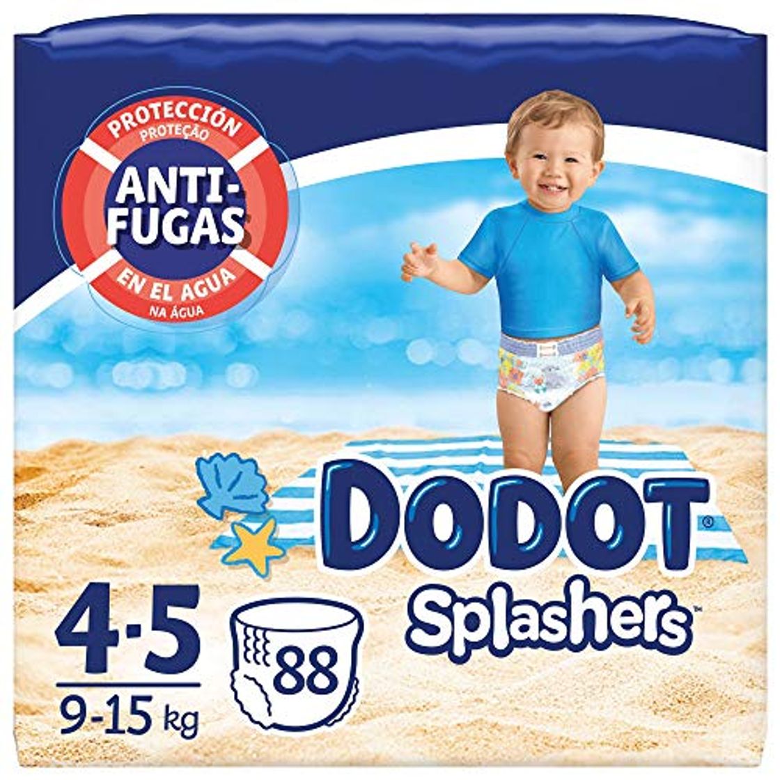 Producto Dodot Pañales Bebé Bañador Splashers, Talla 4-5