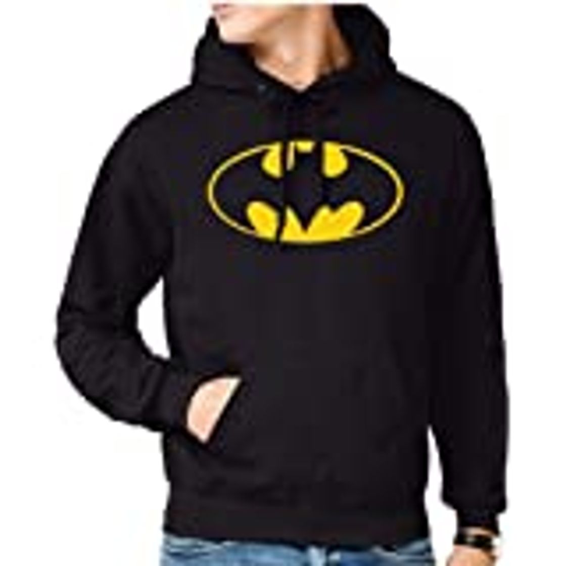 Fashion DC Comics Sudadera Batman Dark Legend con Capucha Algodón Negro