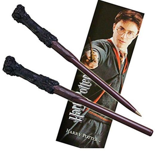 Harry Potter wand pen and bookmark set.
