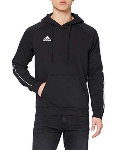 adidas Core18 Hoody Sweatshirt, Hombre, Negro