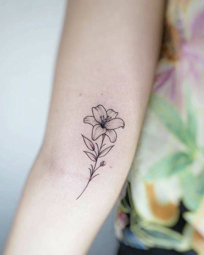 tatuagem de flor! 