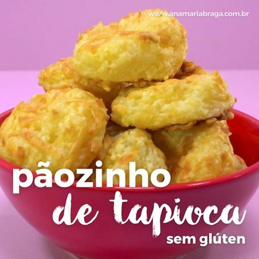 PÃOZINHO DE TAPIOCA S/ GLÚTEN 