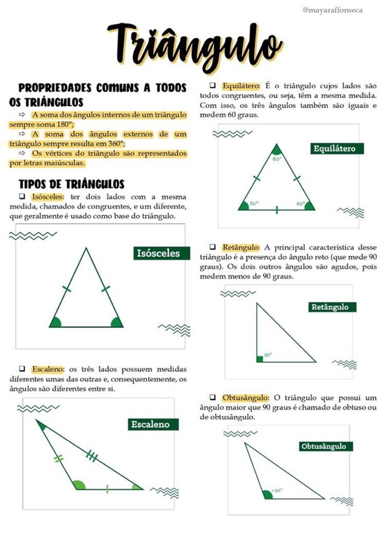 Moda triângulo 