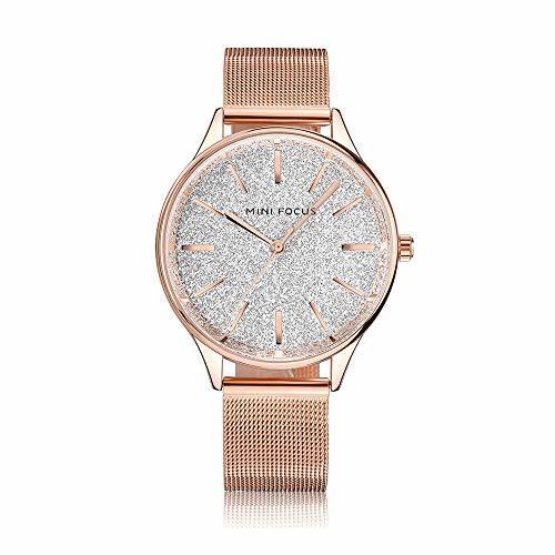 Lugar Reloj de Mujer Cronógrafo de Cuarzo Moda Pulsera Informal Novia Regalo de