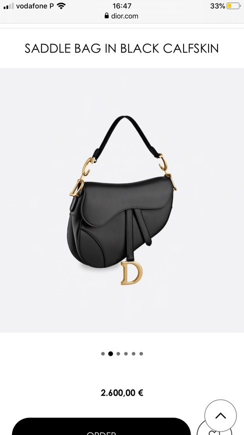 Product DIOR SADDLE BAG 