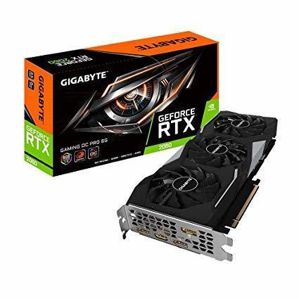 Electronics Gigabyte GV-N2060GAMINGOC Pro-6GD - Tarjeta gráfica GeForce RTX 2060 Gaming OC Pro