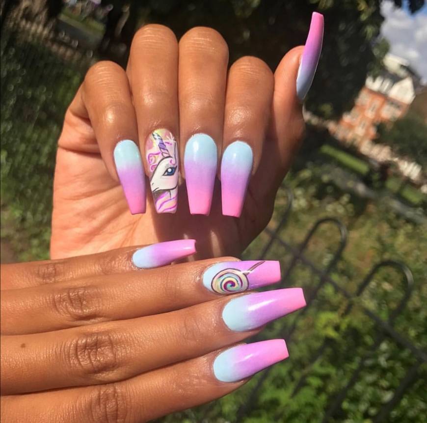 Social Unicorn nails 🦄🦄