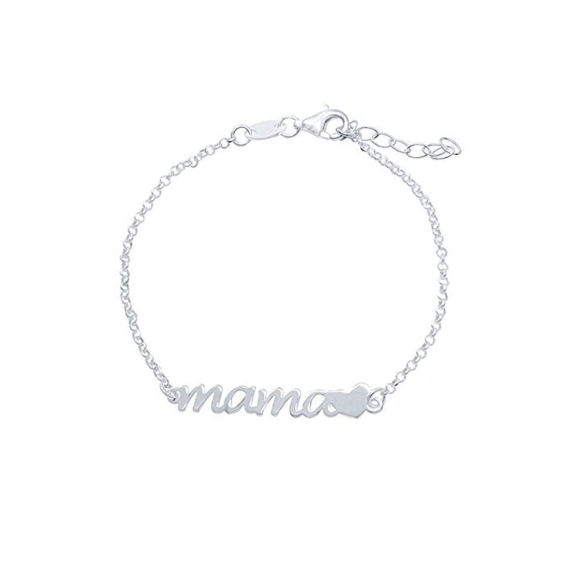 Producto WANDA PLATA Pulsera Mamá con Corazón para Mujer Plata de Ley 925