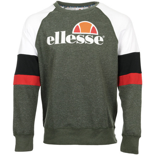 Fashion Ellesse - Eh H Sws Col Rond Tricolore - Verde